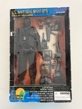 U.S. Navy SEAL Night Ops Action Figure - Black